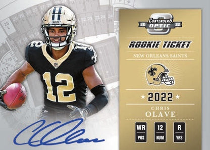 2022 Panini Optic Contenders Football Hobby, Box