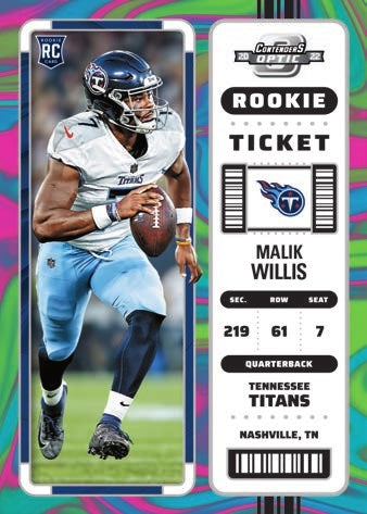 2022 Panini Optic Contenders Football Hobby, Box