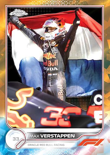 2022 Topps Chrome Formula 1 F1 Racing Sapphire Edition, Box