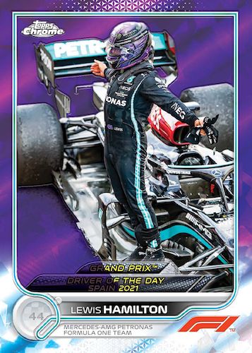 2022 Topps Chrome Formula 1 F1 Racing Sapphire Edition, Box