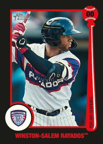 2022 Topps Heritage Minor League Hobby, Pack