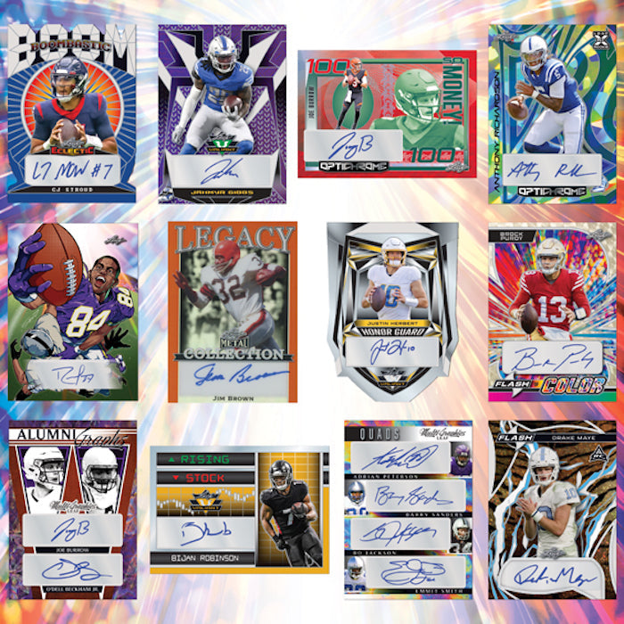 * Last Case * 2023 Leaf Eclectic Football Hobby, 10 Box Case