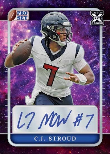 2023 Leaf Pro Set Metal Football Hobby, 10 Box Case