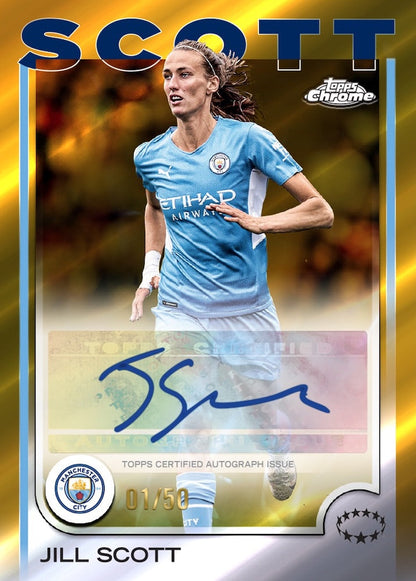 2024-25 Topps UEFA Women's Champions League Chrome Soccer Hobby, Pack
