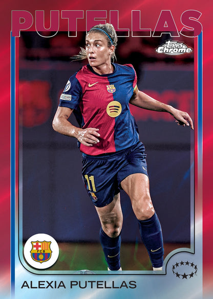 2024-25 Topps UEFA Women's Champions League Chrome Soccer Hobby, 12 Box Case