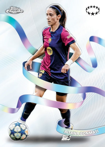 2024-25 Topps UEFA Women's Champions League Chrome Soccer Blaster, Box