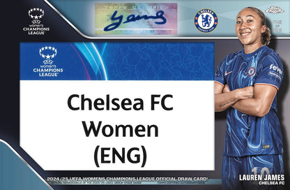 2024-25 Topps UEFA Women's Champions League Chrome Soccer Hobby, Box