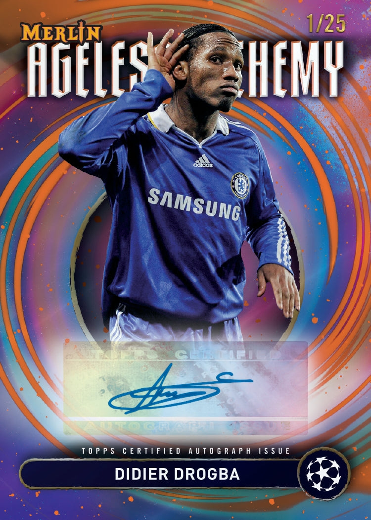2024-25 Topps UEFA Club Competitions Merlin Chrome Soccer Blaster, Box