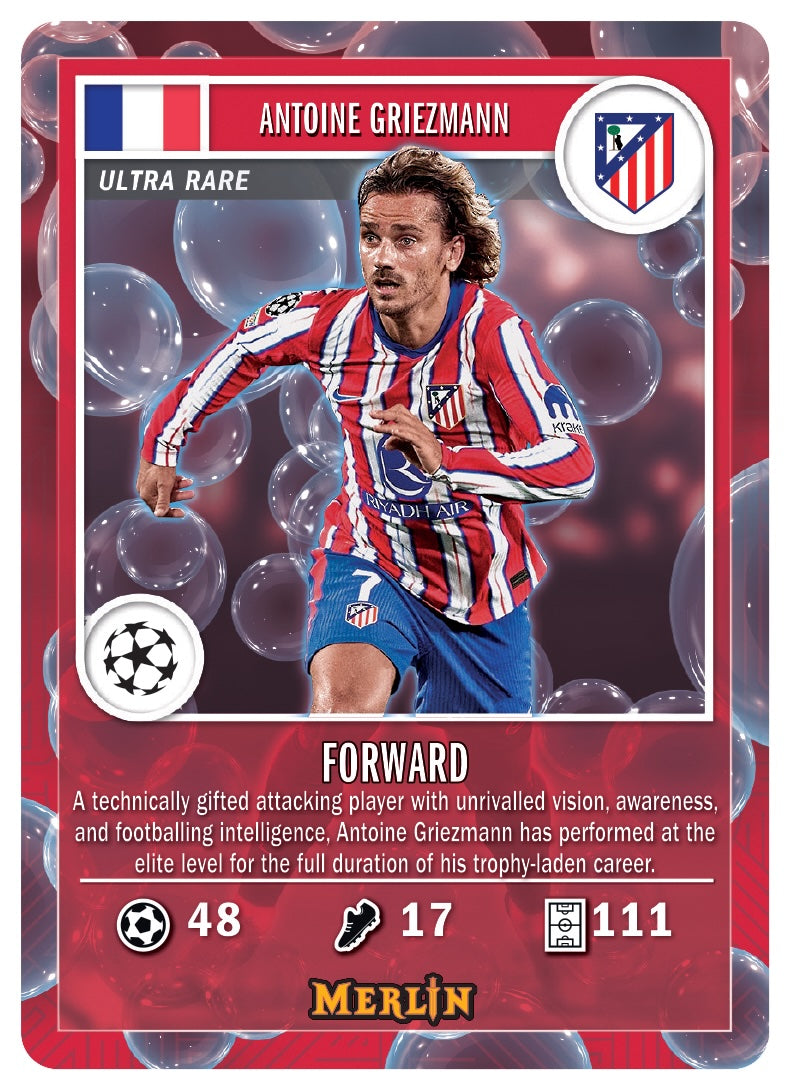 2024-25 Topps UEFA Club Competitions Merlin Chrome Soccer Hobby, 12 Box Case