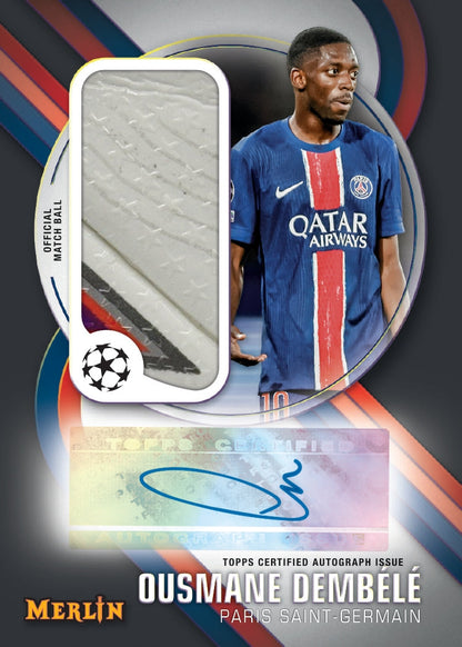 2024-25 Topps UEFA Club Competitions Merlin Chrome Soccer Hobby, 12 Box Case