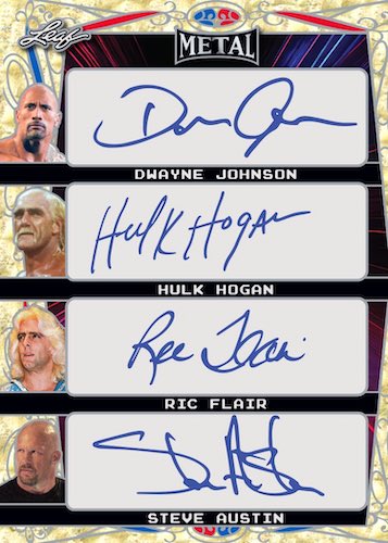 2024 Leaf Metal Legends Wrestling Hobby, 3 Box Case