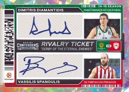 2025-26 Panini Contenders EuroLeague Basketball Hobby Mega, 20 Box Case