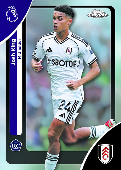 2026 Topps Chrome Premier League Soccer Blaster, Box