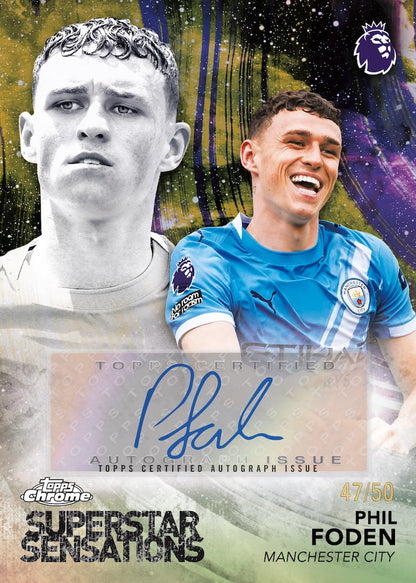 2026 Topps Chrome Premier League Soccer Blaster, 40 Box Case