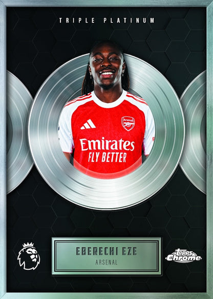 2026 Topps Chrome Premier League Soccer Hobby, Box