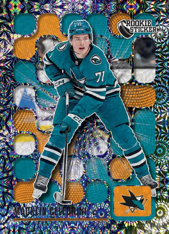 2025-26 Topps NHL Sticker Collection Hockey Hobby, Pack