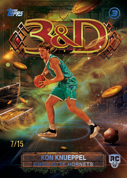 2025/26 Topps Three Basketball Hobby, 4 Box Case