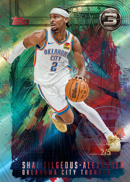 2025/26 Topps Three Basketball Hobby, 4 Box Case
