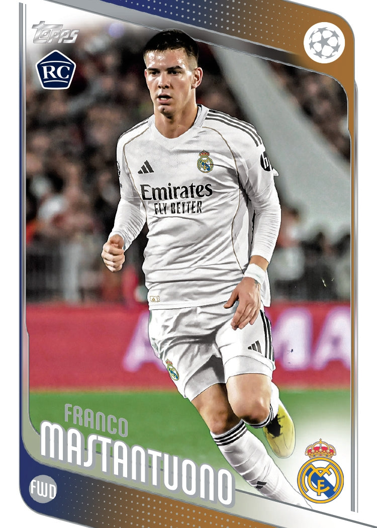 2025-26 Topps UEFA Club Competitions Soccer Hanger, Box