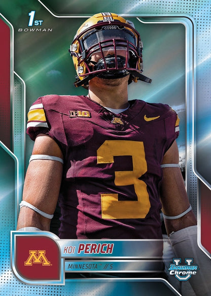 2025 Bowman Chrome University Football Hobby, Pack