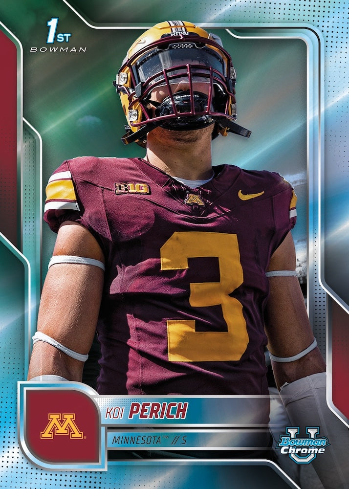 2025 Bowman Chrome University Football Blaster, Box