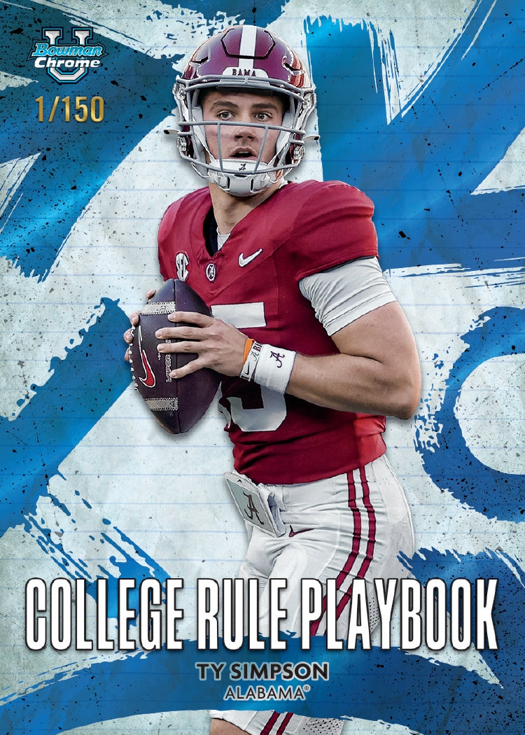 2025 Bowman Chrome University Football Jumbo, Pack