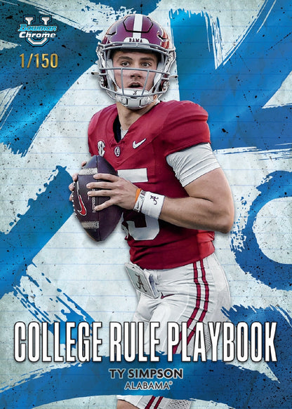2025 Bowman Chrome University Football Jumbo, Pack
