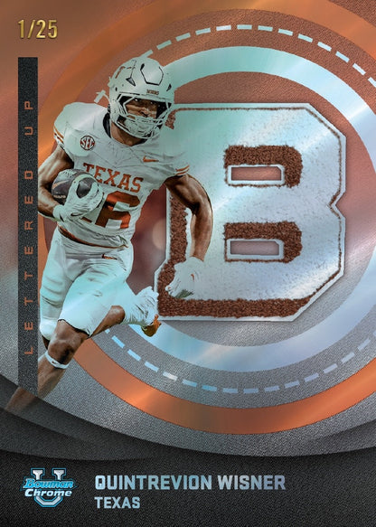 2025 Bowman Chrome University Football Jumbo, Pack