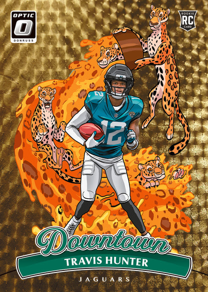 2025 Panini Donruss Optic Football Hobby, Mega Box (Red Hyper Parallels)