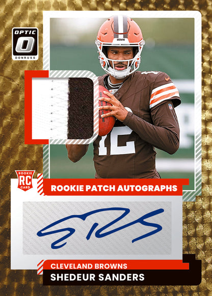 2025 Panini Donruss Optic Football Hobby, 20 Mega Box Case (Red Hyper Parallels)