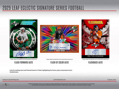 * Last Case * 2025 Leaf Eclectic Football Mythical, 8 Box Case