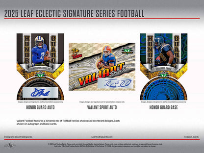 * Last Case * 2025 Leaf Eclectic Football Mythical, 8 Box Case