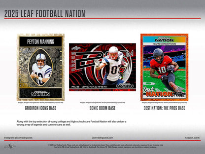 2025 Leaf Football Nation Jumbo, Box