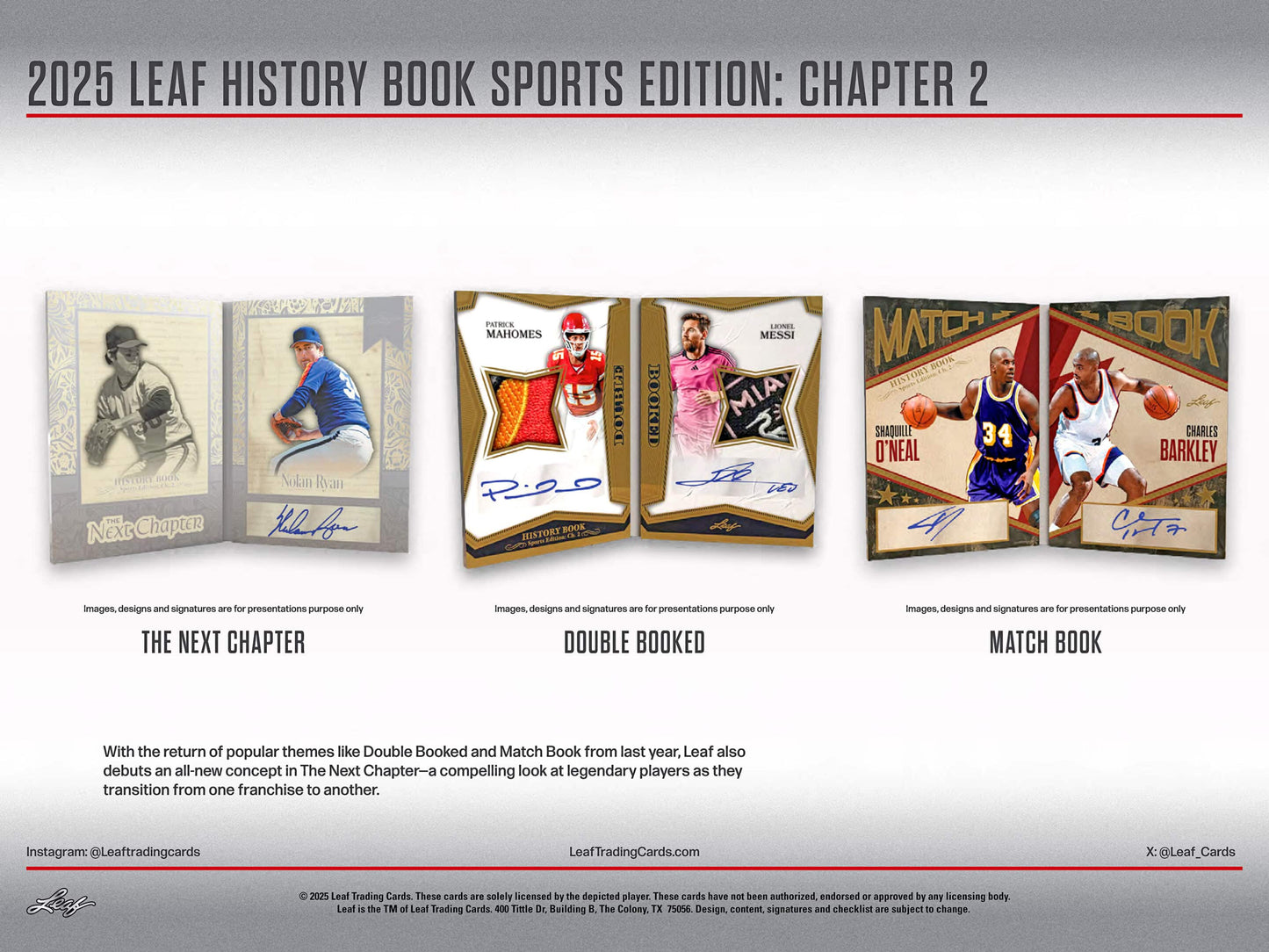 2025 Leaf History Book Sports Edition Chapter 2 Hobby, Box
