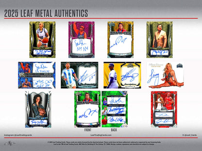 2025 Leaf Metal Authentics Hobby, Box