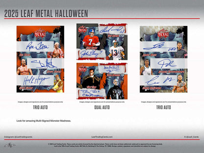 2025 Leaf Metal Halloween Hobby, Box
