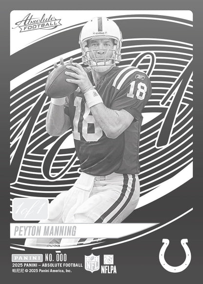 2025 Panini Absolute Football Hobby, Pack