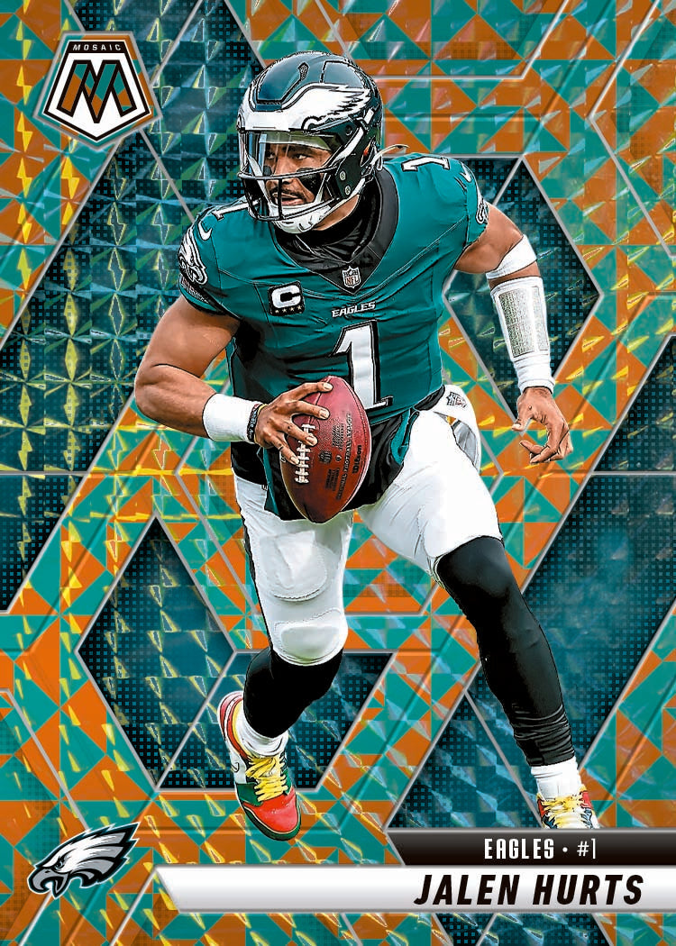 2025 Panini Mosaic Football, Mega Box (Reactive Purple)