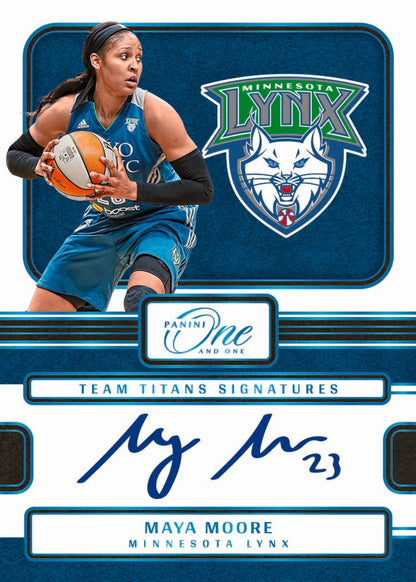 2025 Panini One & One WNBA Basketball Hobby, 10 Box Case