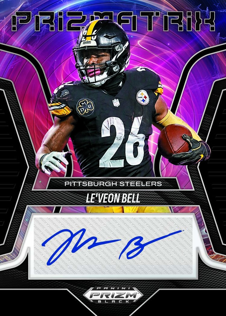 2025 Panini Prizm Black Football Hobby, 12 Box Case
