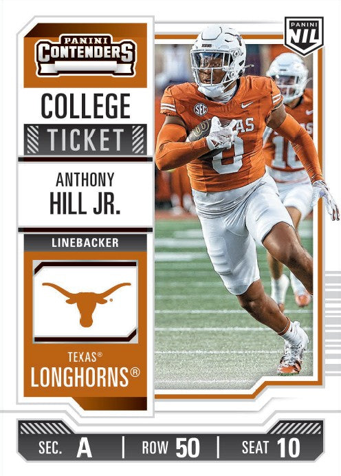 2025 Panini NIL University of Texas Hobby, 20 Box Case