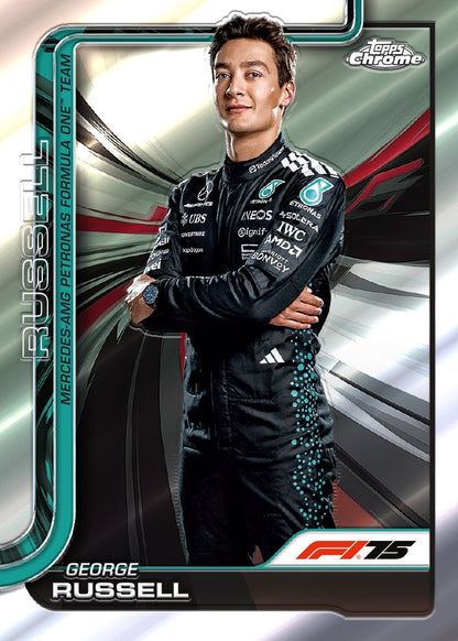 2025 Topps Chrome Formula 1 Racing Hobby, Box
