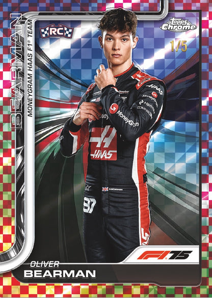2025 Topps Chrome Formula 1 Racing Hobby, Box