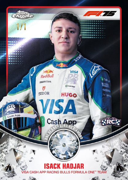 2025 Topps Chrome Formula 1 Racing Hobby, 12 Box Case