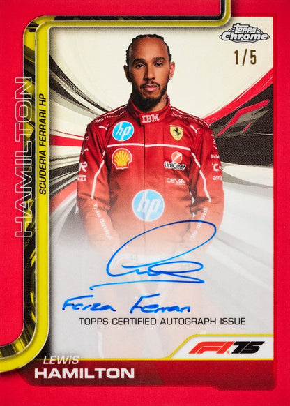 2025 Topps Chrome Formula 1 Racing Hobby, Pack