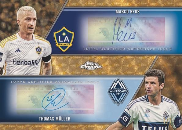 2025 Topps MLS Chrome Soccer Blaster, 40 Box Case