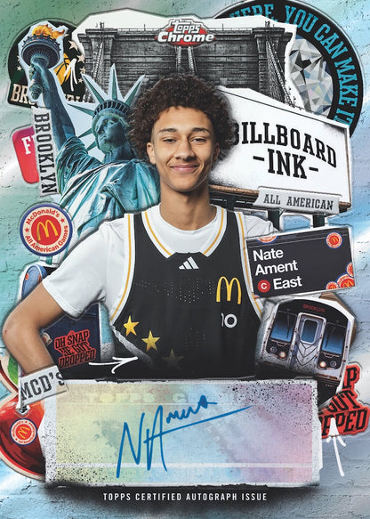 2025 Topps Chrome McDonald's All American Basketball Hobby, Pack