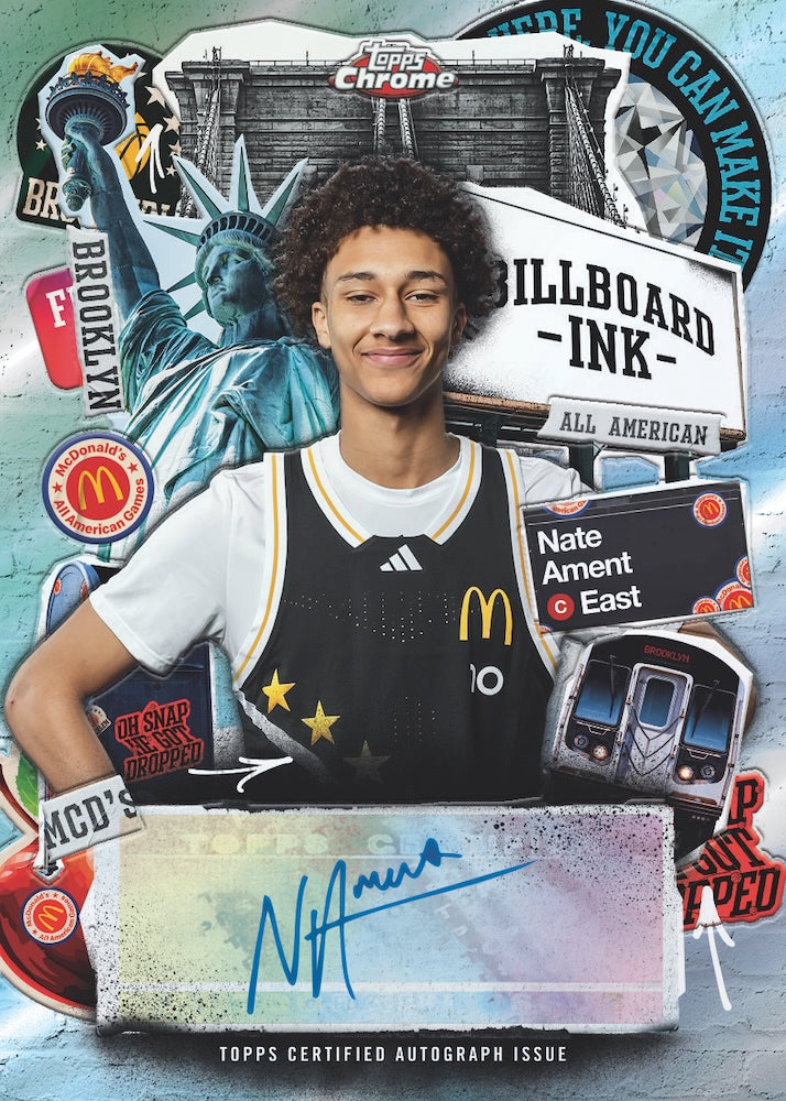 2025 Topps Chrome McDonald's All American Basketball Mega, Box