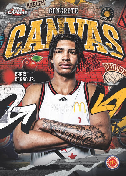 2025 Topps Chrome McDonald's All American Basketball Hobby, Pack