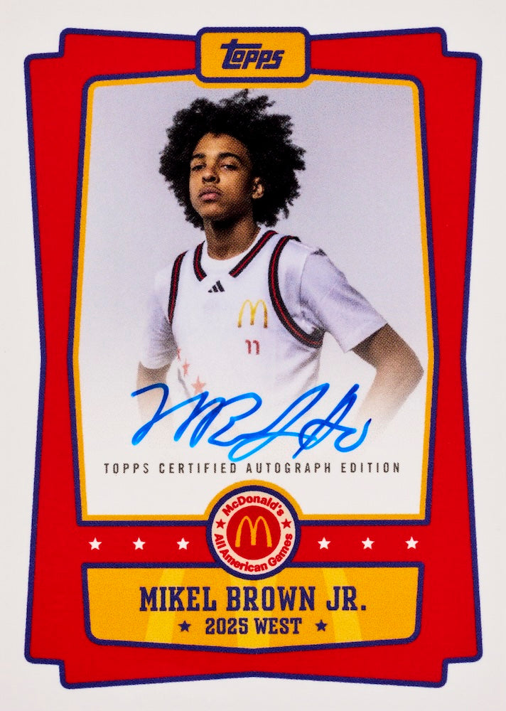 2025 Topps Chrome McDonald's All American Basketball Hobby, Pack